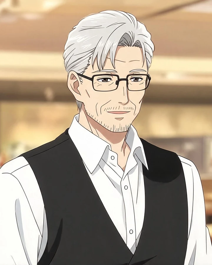 SFW portrait of adult character Will, age 50